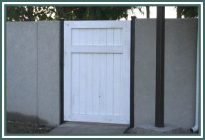 Heavy duty gates with 2'' welded frame all cedar, tongue and groove